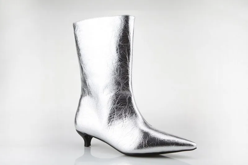 Glitter Ankle Boots Womens