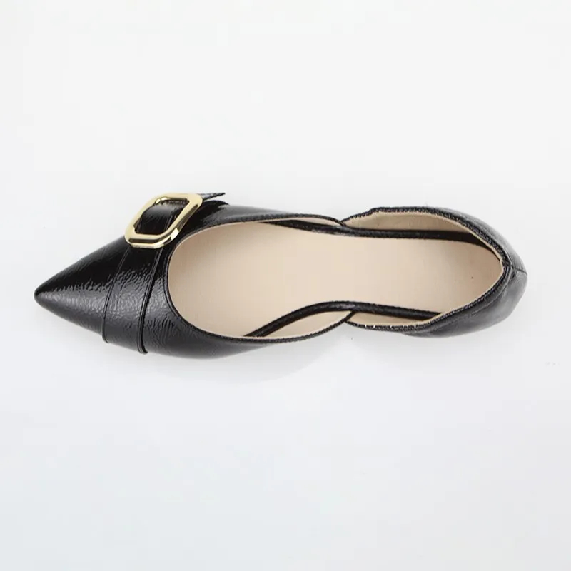 Pointed Flat Loafers Womens