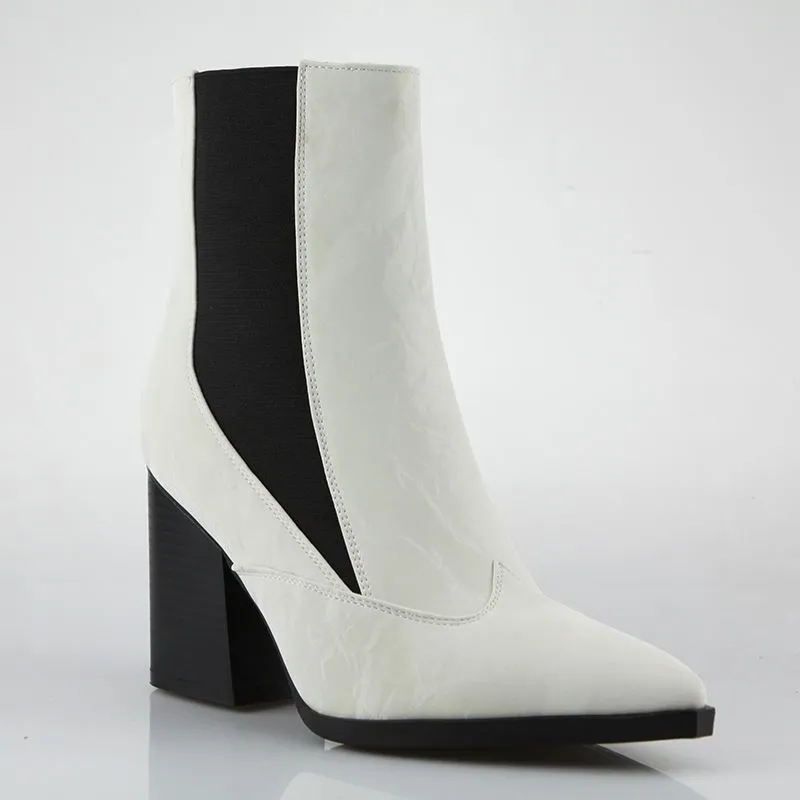Women's Short Boots With Heel