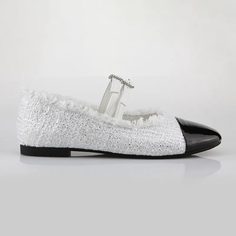 Womens Pointed Toe Flats With Ankle Strap